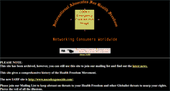Desktop Screenshot of iahf.com